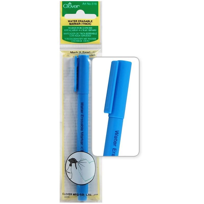 Clover Water Erasible Marker Thick CLO516 blue