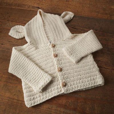 Lamb's Ear Cardigan Crochet Pattern - Appalachian Baby Design