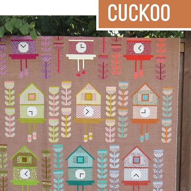 Cuckoo Quilt Pattern by Elizabeth Hartman cuckoo clocks