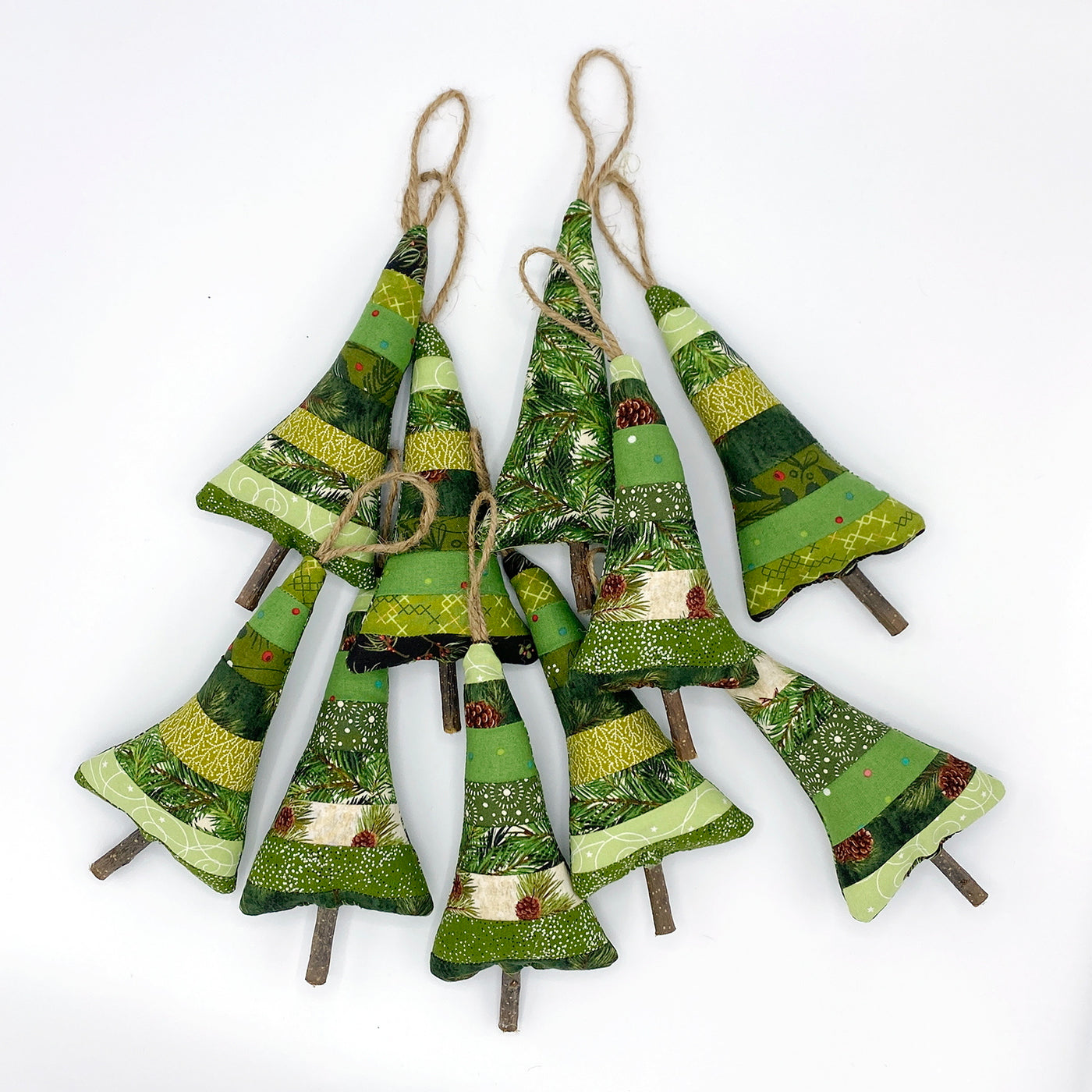 Curvy Trees Christmas Ornament Kit (includes pattern)