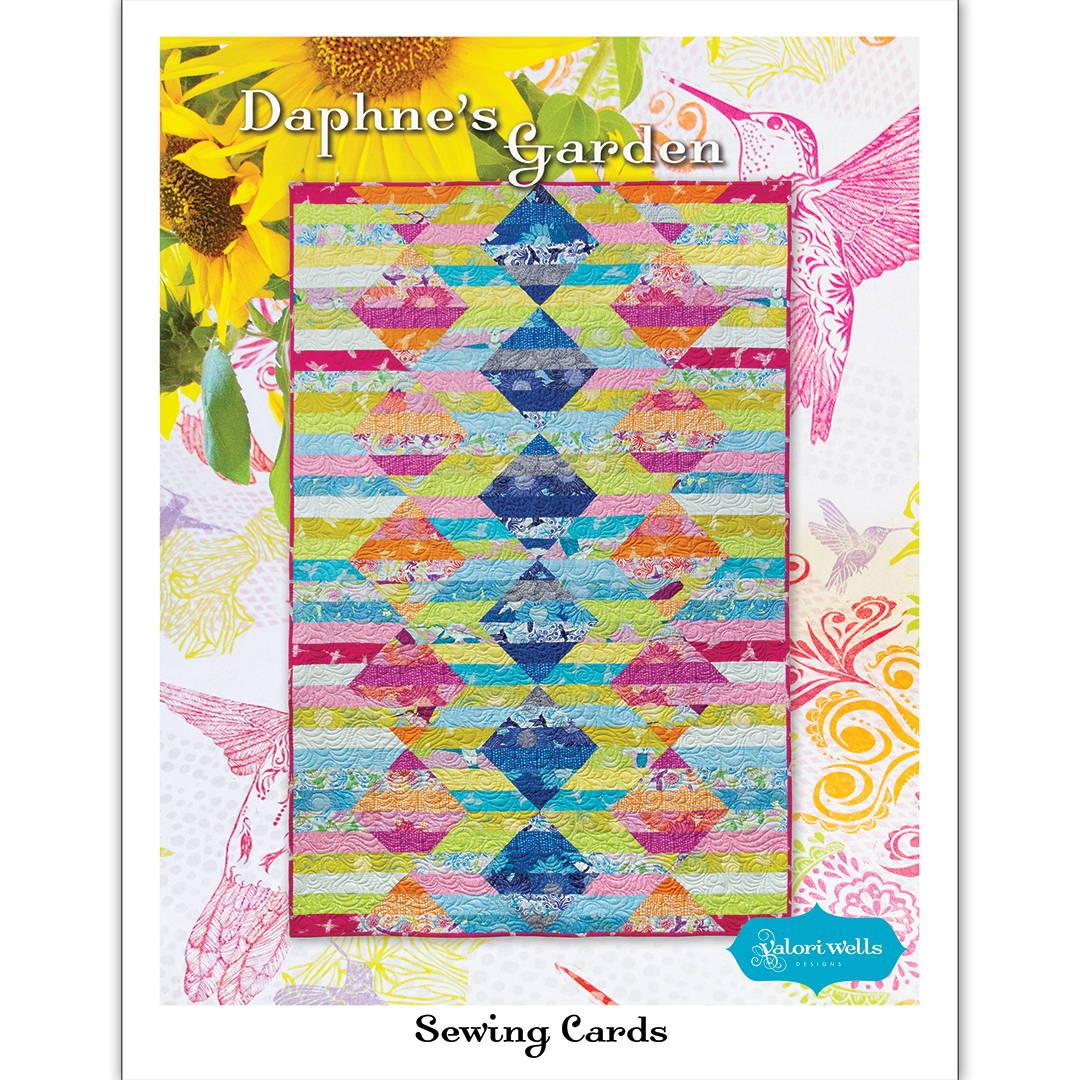 Daphnes Garden Sewing Card Quilt Pattern Valori Wells stitchin post
