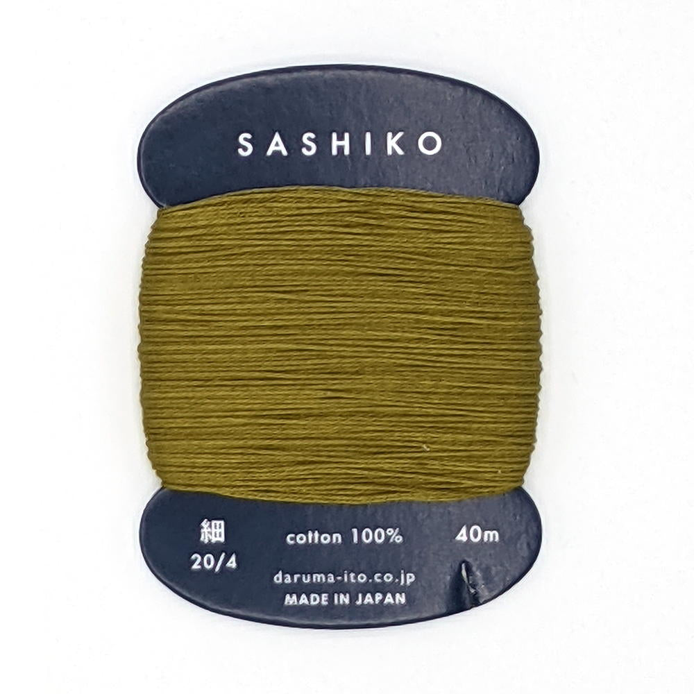 Daruma Carded Sashiko Thread - Off White (No. 202) Thin (20/4)