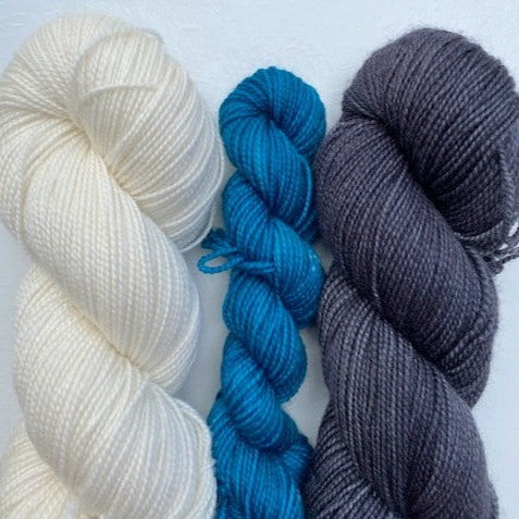 Blossoms Bundle Kit by Dirty Water DyeWorks in Sea