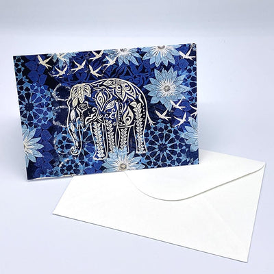 Elephant II Note Card by Valori Wells