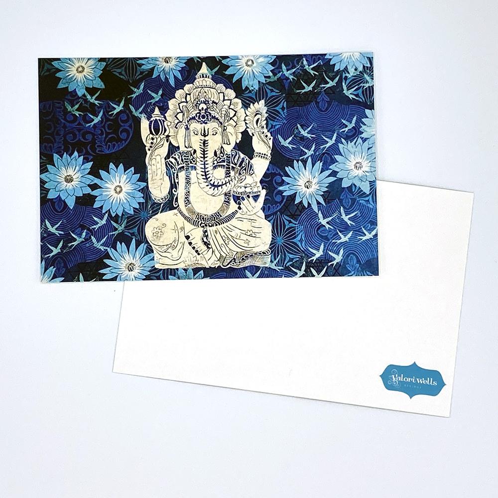 Ganesha II Postcard by Valori Wells