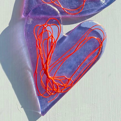 A Heart-felt Glass with Susie Zeitner on 2/8/2025 (PM class)