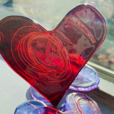 A Heart-felt Glass with Susie Zeitner on 2/8/2025 (PM class)