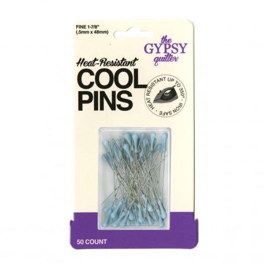 Heat Resistant Cool Pins from the Gypsy Quilter - Bohemian Blue Heat Resistant Heads up to 350 degre