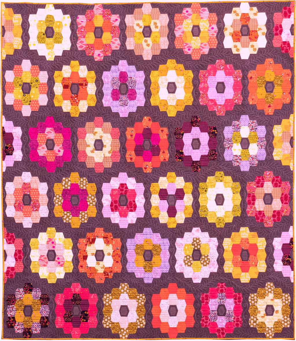 Hexie Meadow Pattern by Sew Kind of Wonderful