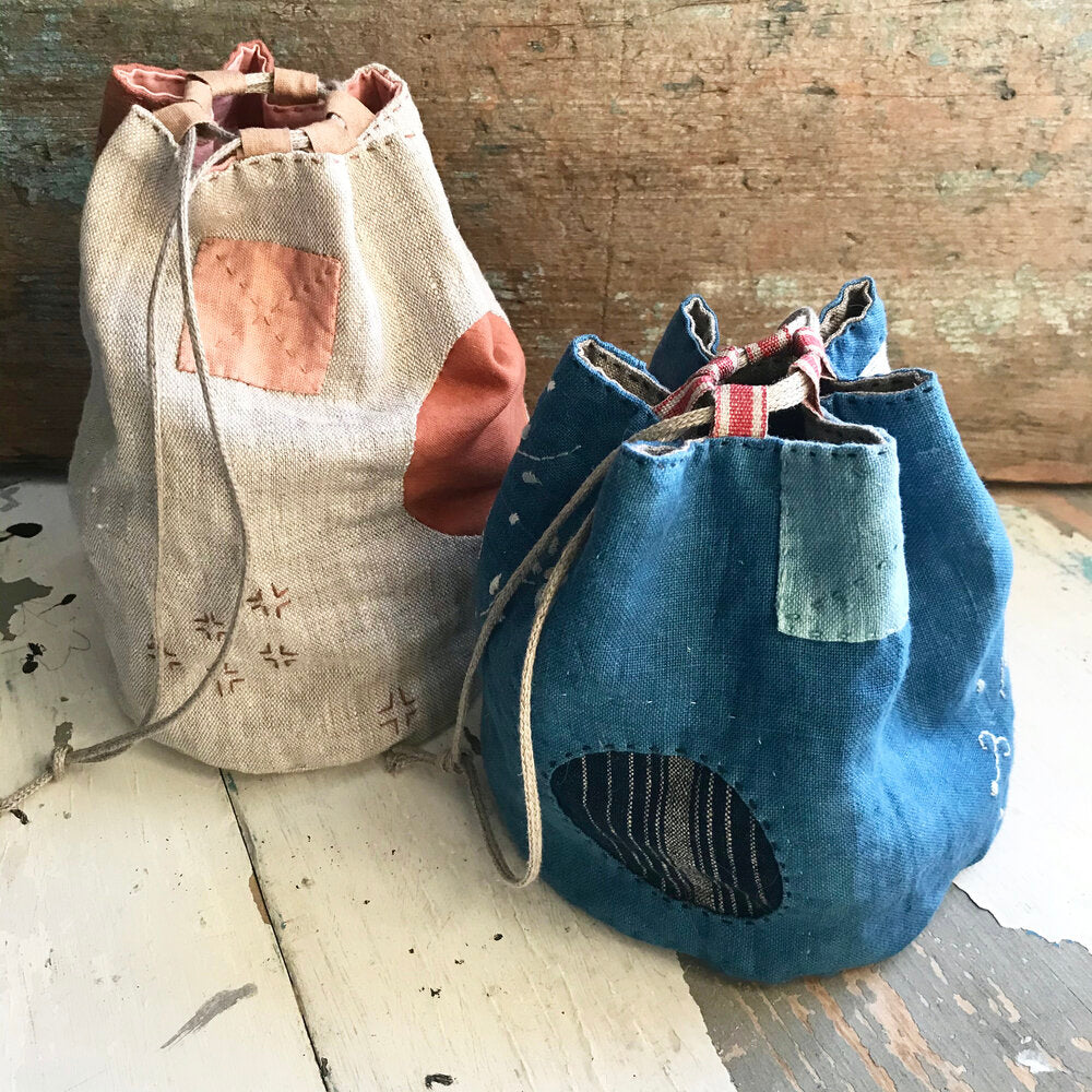 Hand Stitched Round Bottom Bag Pattern Stitchin Post