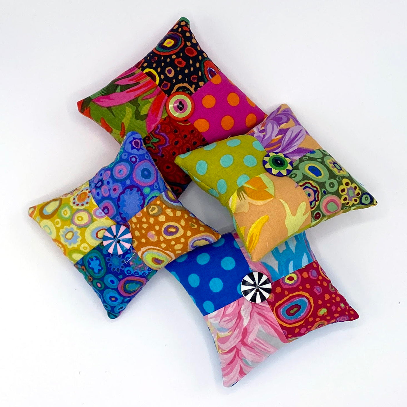 Four Patch Pincushion - Free Downloadable Sewing Pattern