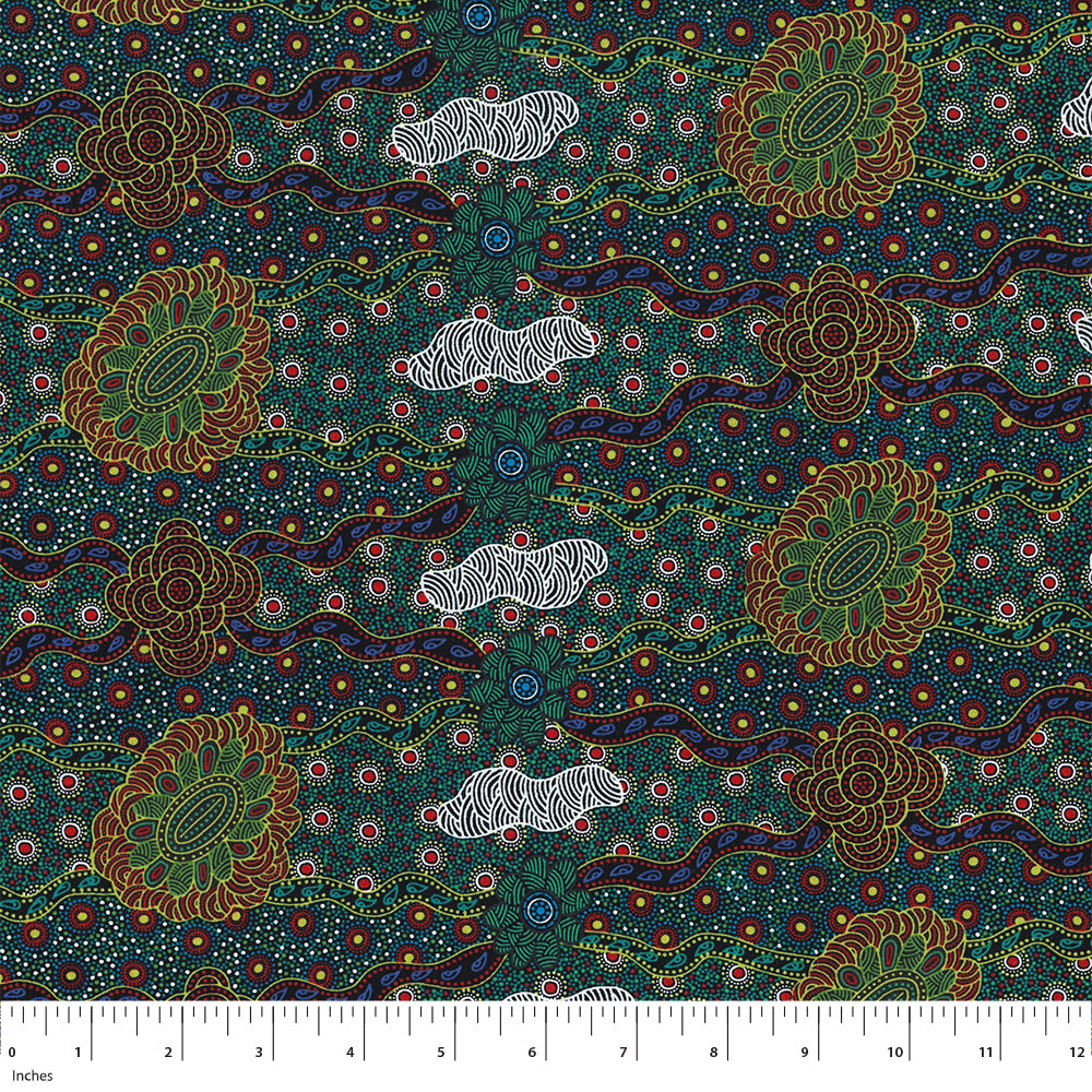Lillup Dreaming Green M&S Textiles Australia