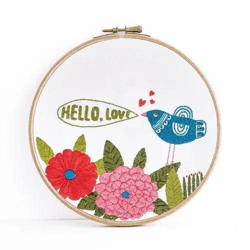 Lisa Congdon HELLO Embroidery Kit HEK from Budgiegoods