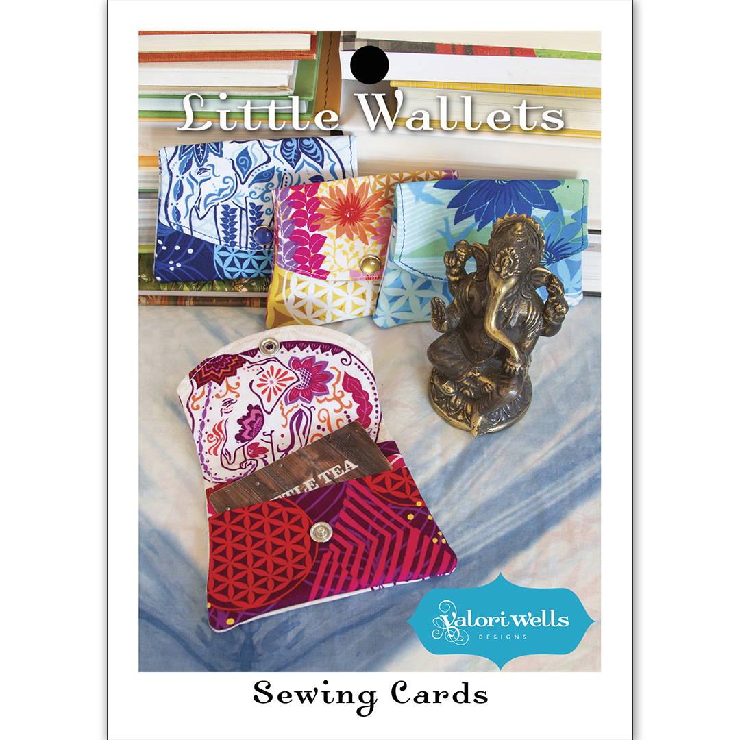 Little Wallet Credit Business  Gift Card Holder Pattern by Valori Wells stitchin post