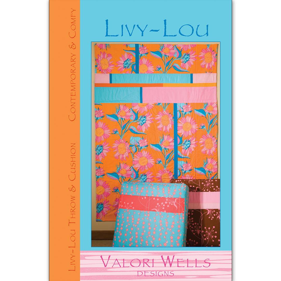 Livy-Lou Throw quilt Pattern Valori Wells designs stitchin post