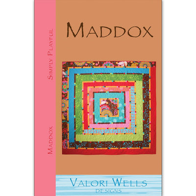 Maddox Quilt Pattern by Valori Wells Designs one block log cabin