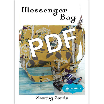 Messenger Bag Pattern pdf download by valori wells stitchin post