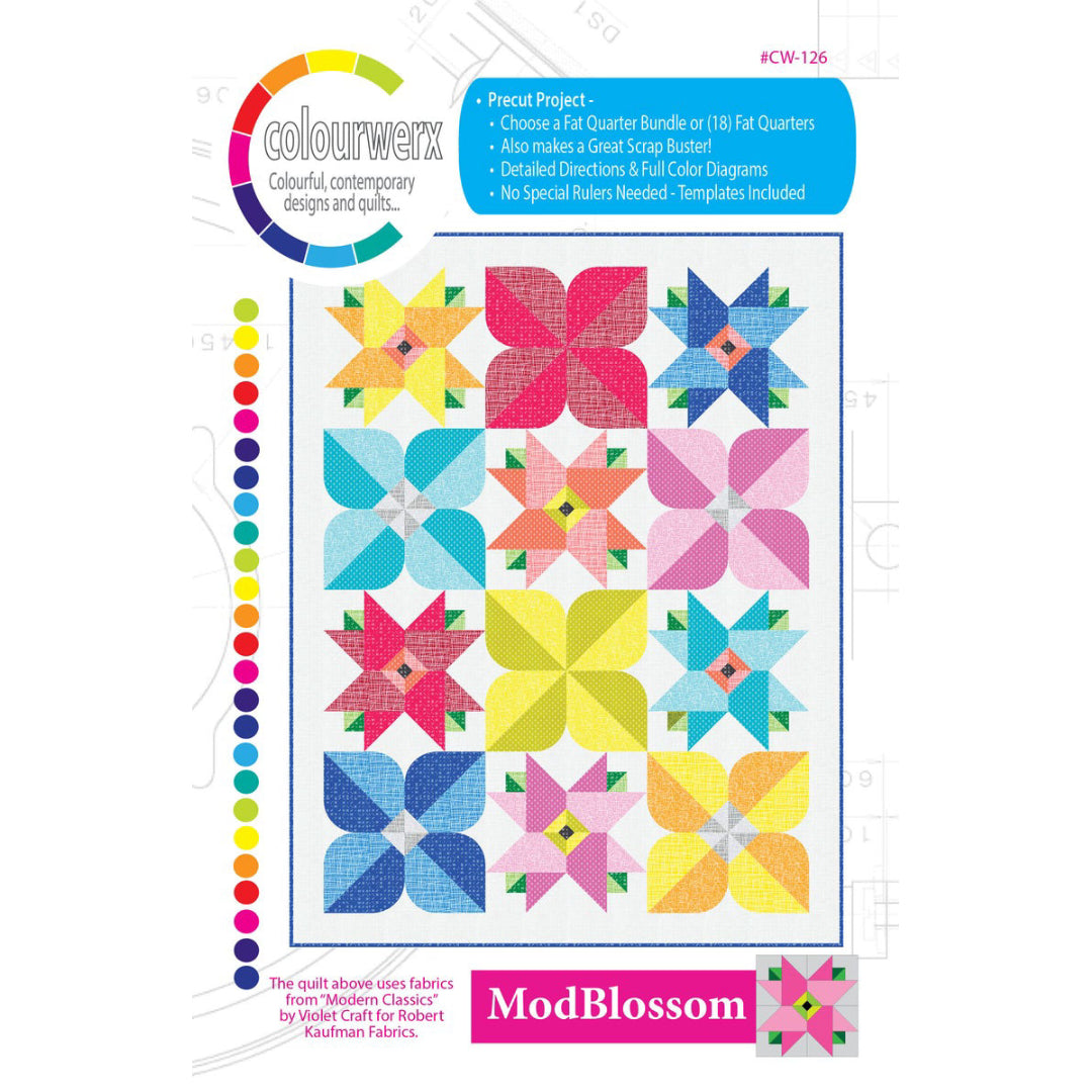 Mod Blossom Quilt Pattern