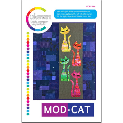 Mod Cat Quilt Pattern