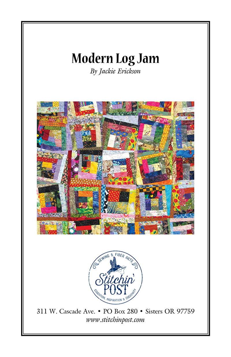 Modern Log Jam quilt pattern Jackie Erickson Stitchin Post publications