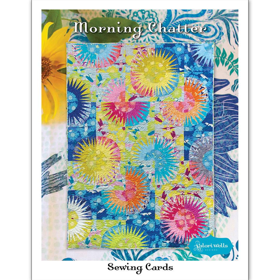 Morning Chatter Sewing Card Quilt Pattern Valori Wells new york beauty stitchin post