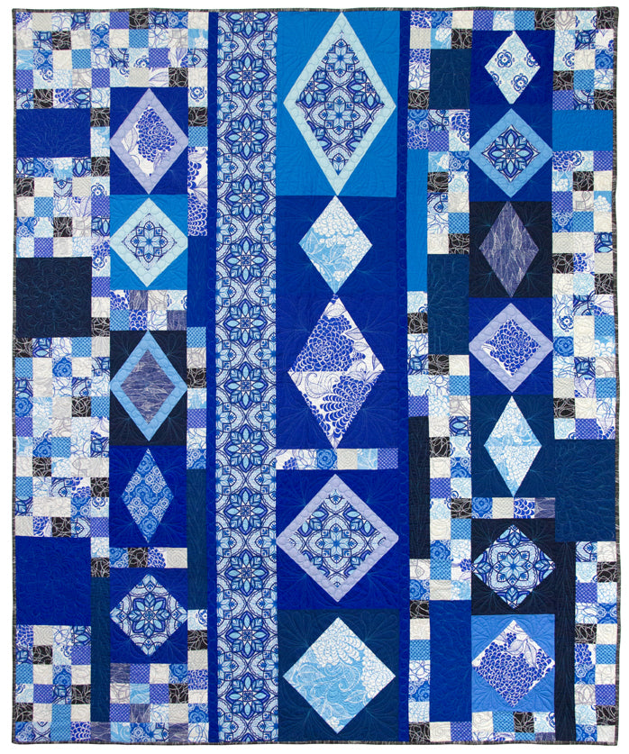 Mystic Blue Quilt Pattern PDF