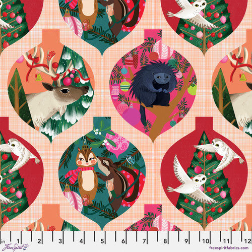 Woodland Holiday by Katy Tanis in Animal Ornaments - Multi PWKT015.XMULTI