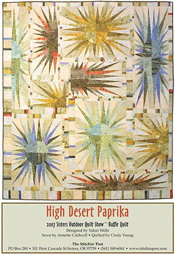 Paprika - 2007 SOQS Raffle Quilt Pattern by Valori Wells 