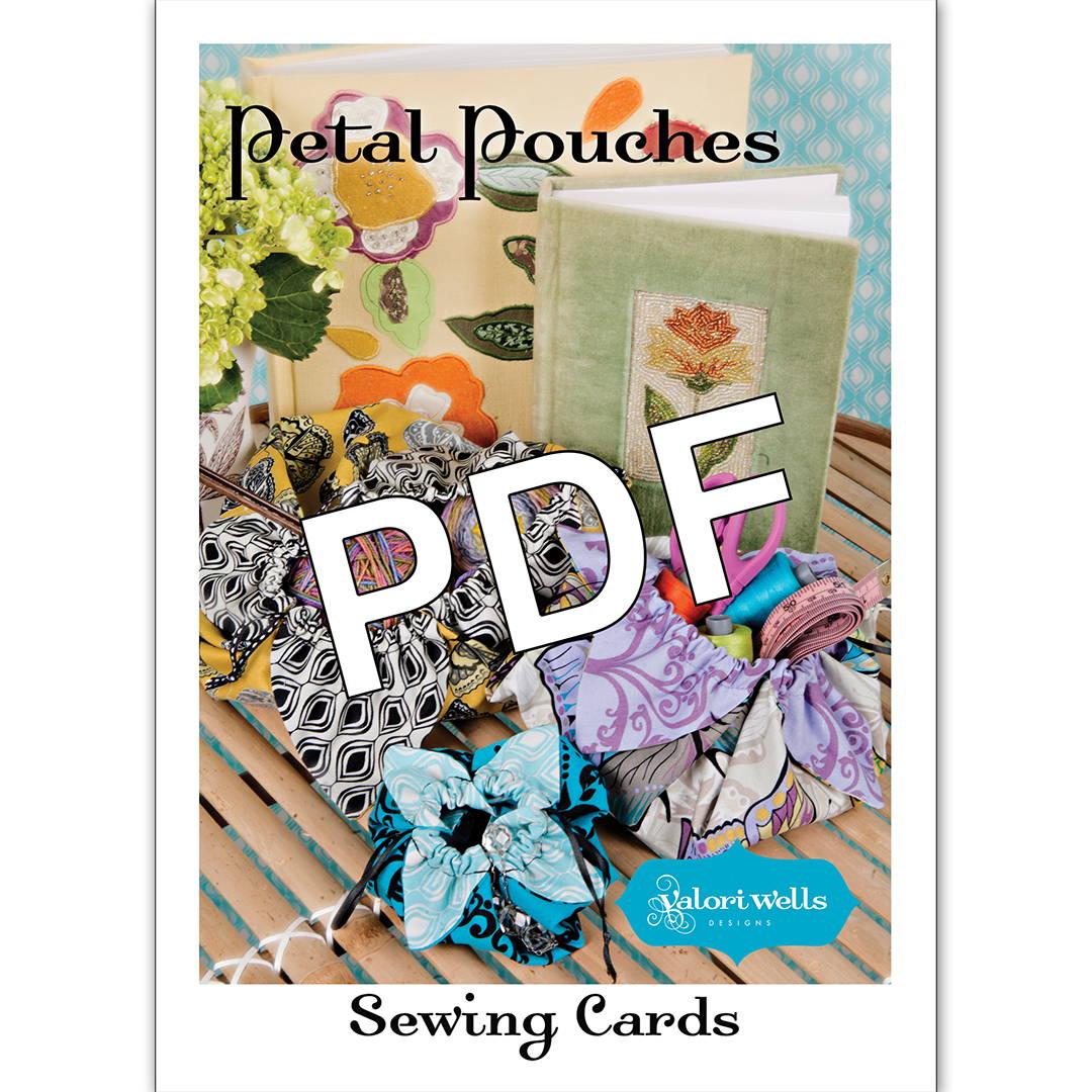 Petal Pouches Pattern downloadable pdf