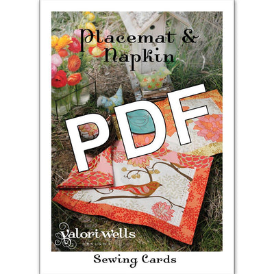 Placemat  Napkin pdf Pattern valori wells