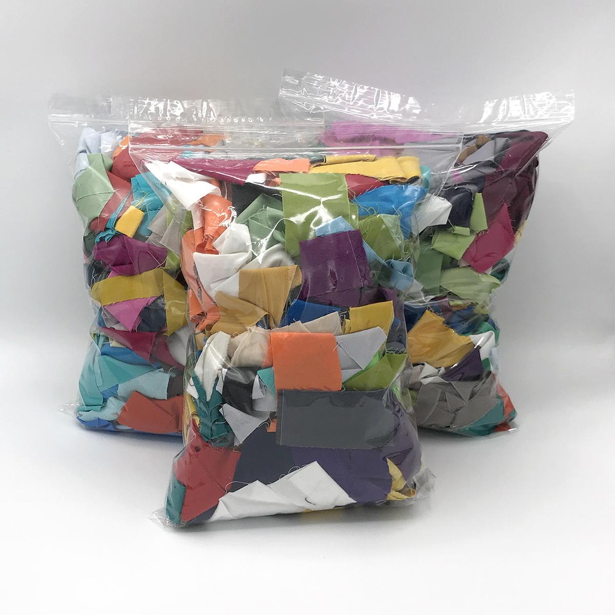 Strippy Scrap Bags fabric strips