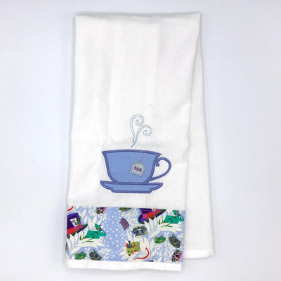 Hatter Tea Cup w/Tula Pink Tea Towel Employee Boutique