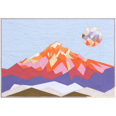 Mt. Hood Quilt Pattern Elevated Abstractions by Violet Craft