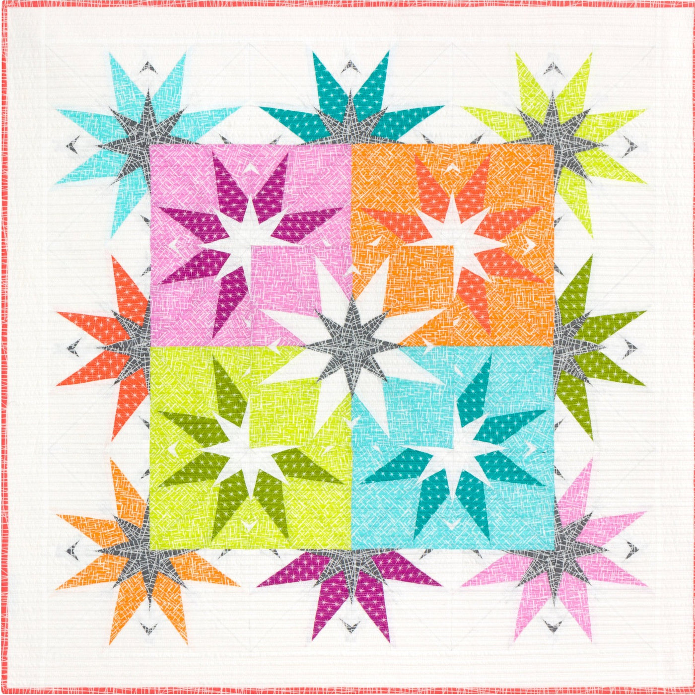 County Star Barn Quilt Pattern by Violet Craft