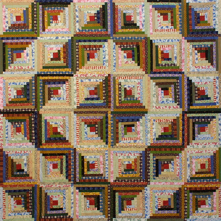 Vintage Log Cabin Quilt Pattern – Stitchin' Post