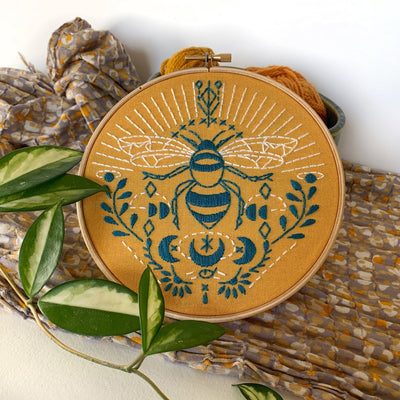 Bee Embroidery Kit by Rikrack