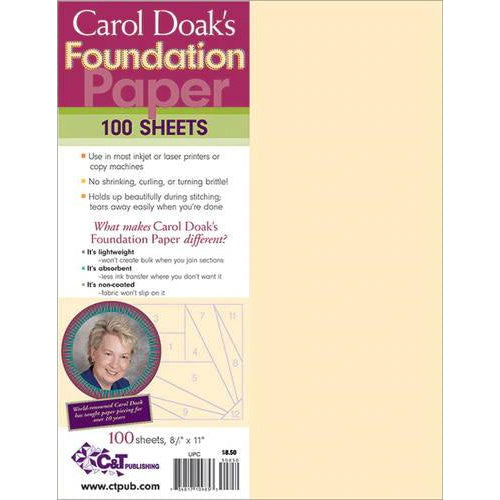 Foundation Paper 100 sheet pack – Stitchin' Post