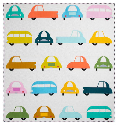 Cool Cars Pattern by Sew Kind of Wonderful