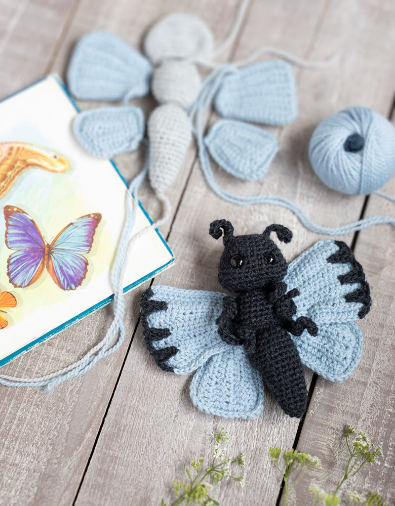 Annabel the Blue Morpho Butterfly Kit Toft