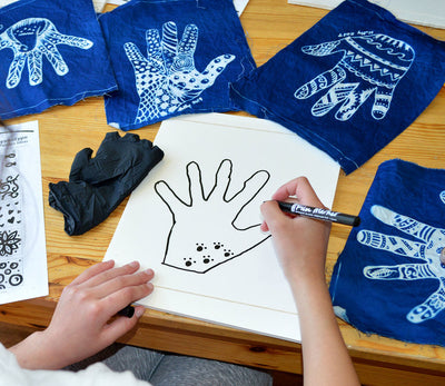 Cyanotype Set for printing on fabric and paper
