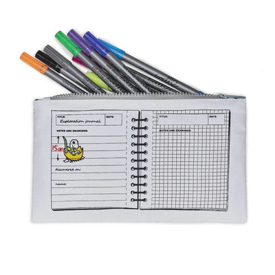 Dinosaur Pencil Case -  Pens Included