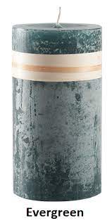 6" Timber Pillar Candles from Vance Kitira