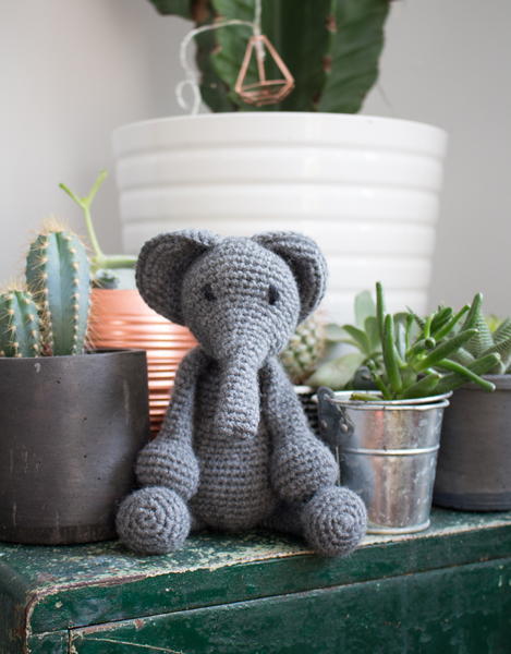 Bridget the Elephant Kit Toft Crochet Kit