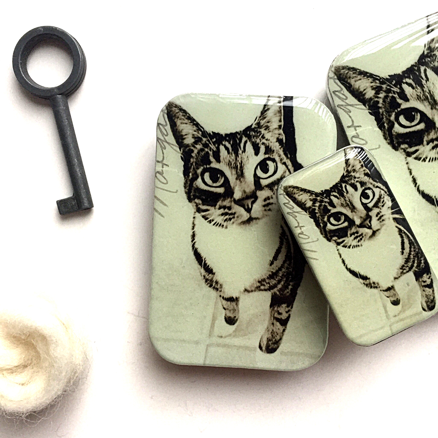 Firefly Notes - Cat Tin, Knitting Notions Tin: Small