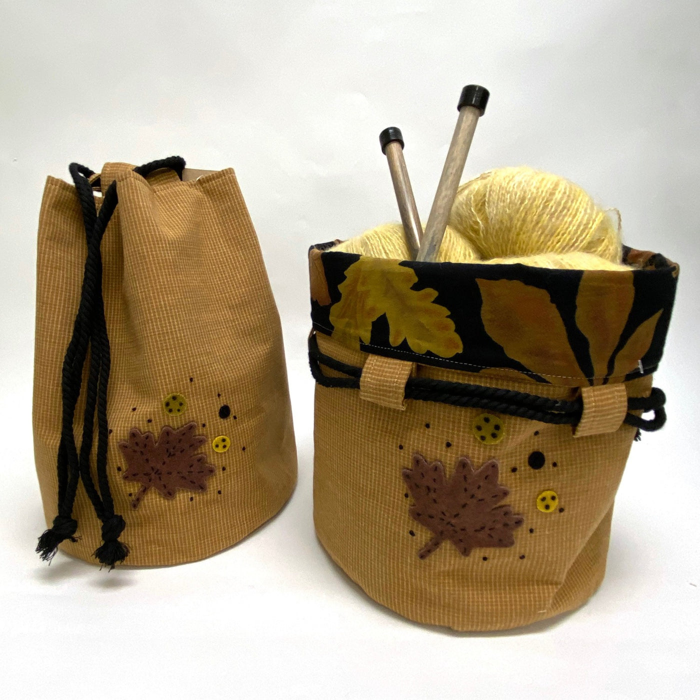 Fall Leaves Project Bag