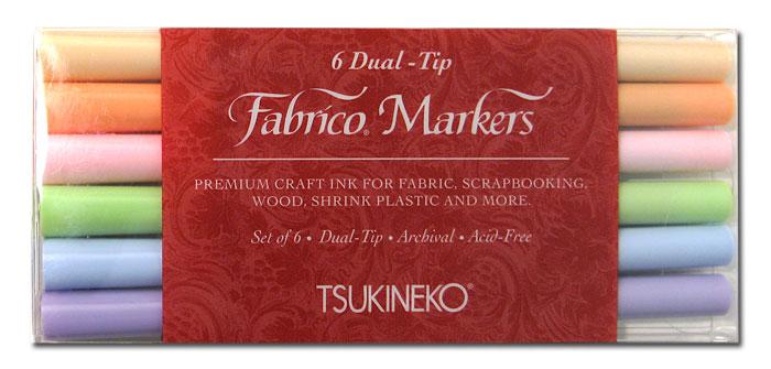 Fabrico 6 Dual Markers Set - Sorbet Fabrico 6 Dual Markers Set - Sorbet