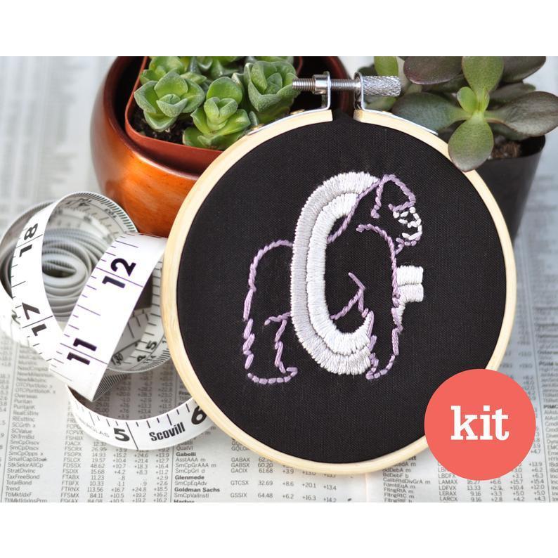 Alphabet Embroidery Kit by Kate Custis