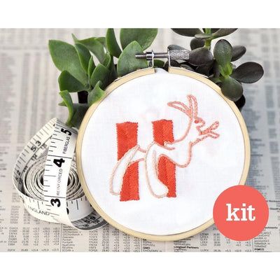 Alphabet Embroidery Kit by Kate Custis