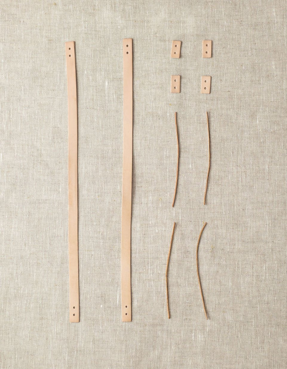 Long Leather Handles from Cocoknits