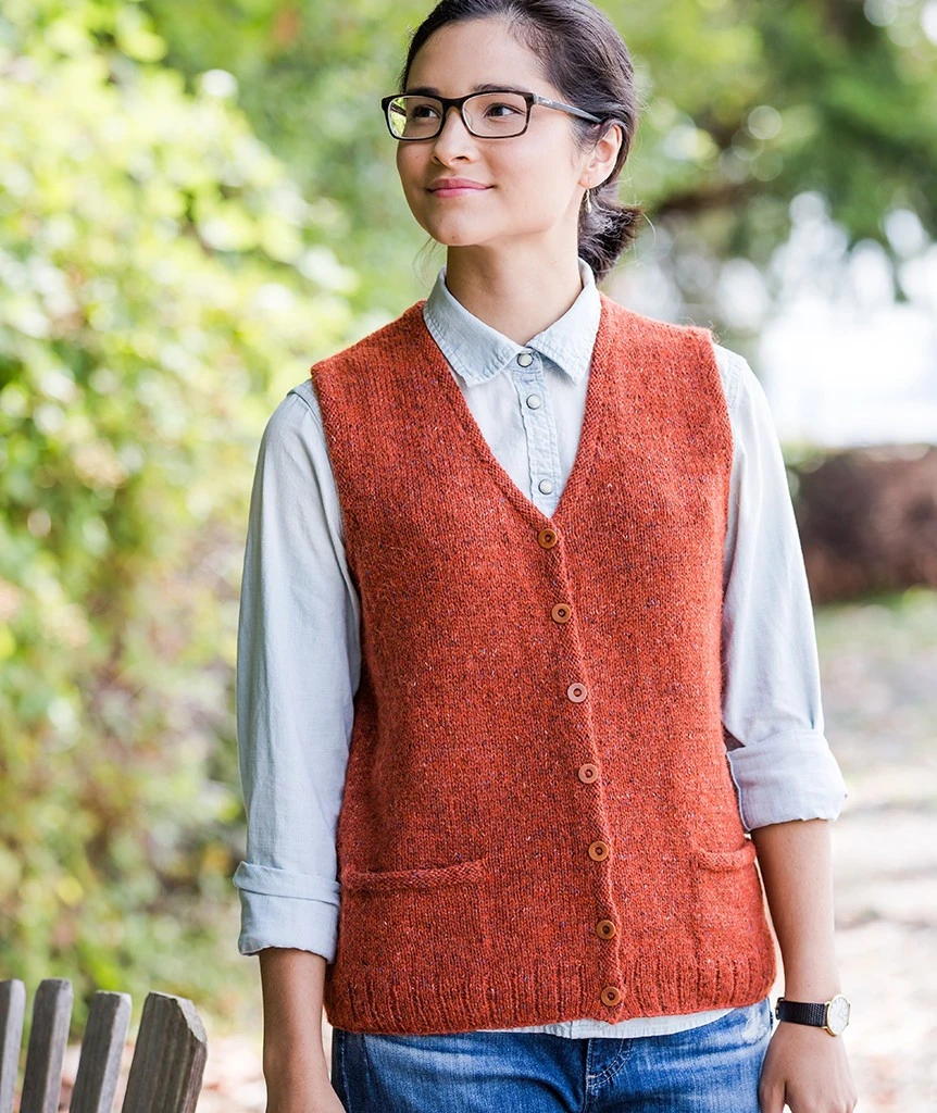 Library Vest Pattern from Churchmouse Classics – Stitchin' Post